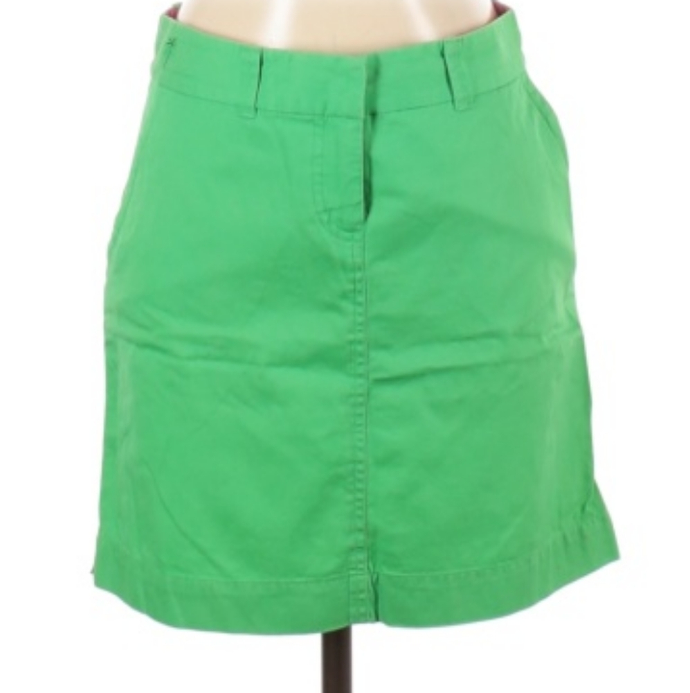 Vintage Lilly Pulitzer Green Womens Chino Skirt